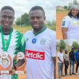 Moses Simon and wife celebrate Golden Eaglets star Michael Emmanuel