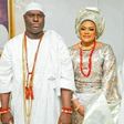 Ooni of Ife, Oba Adeyeye Ogunwusi and his fourth wife Mariam Anako