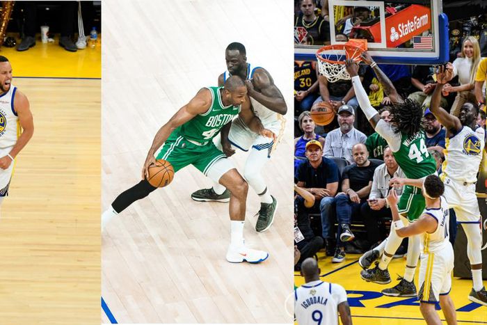 Boston Celtics shock Golden State Warriors to take Game 1