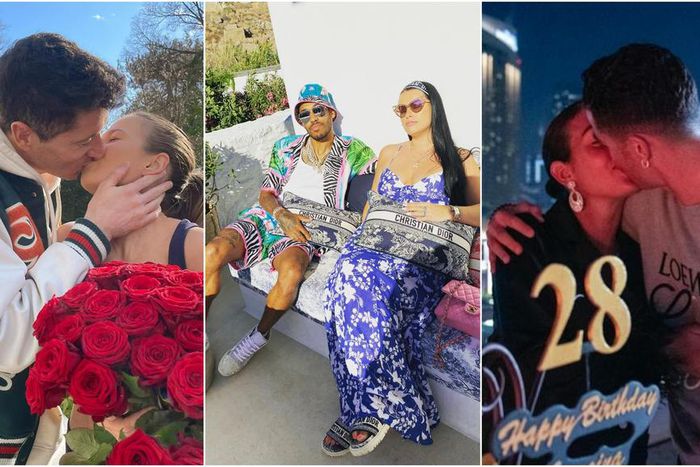 The Football stars took to social media to celebrate the season of love