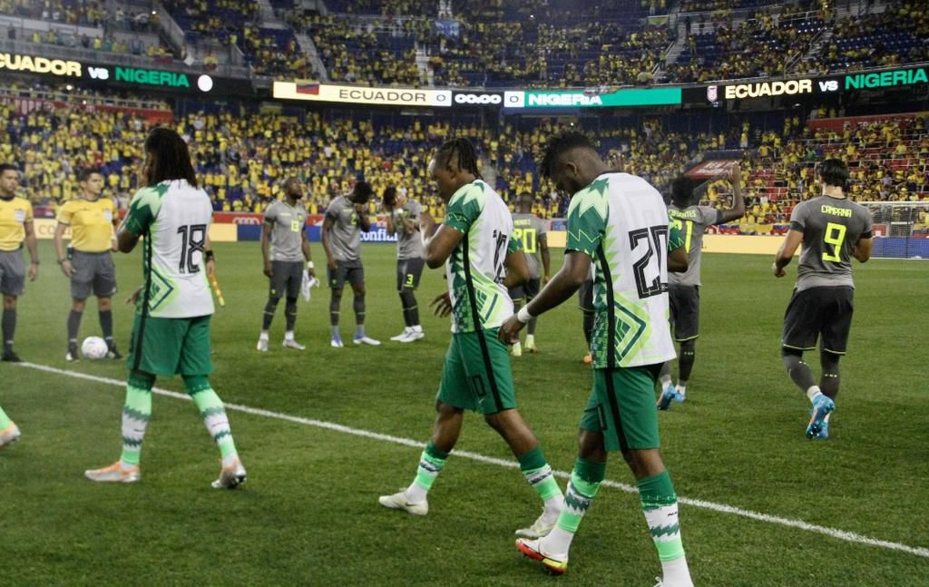 Nigeria's Super Eagles fell behind to an early goal and could not recover against Ecuador