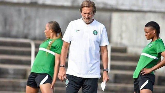 Super Falcons coach Randy Waldrum