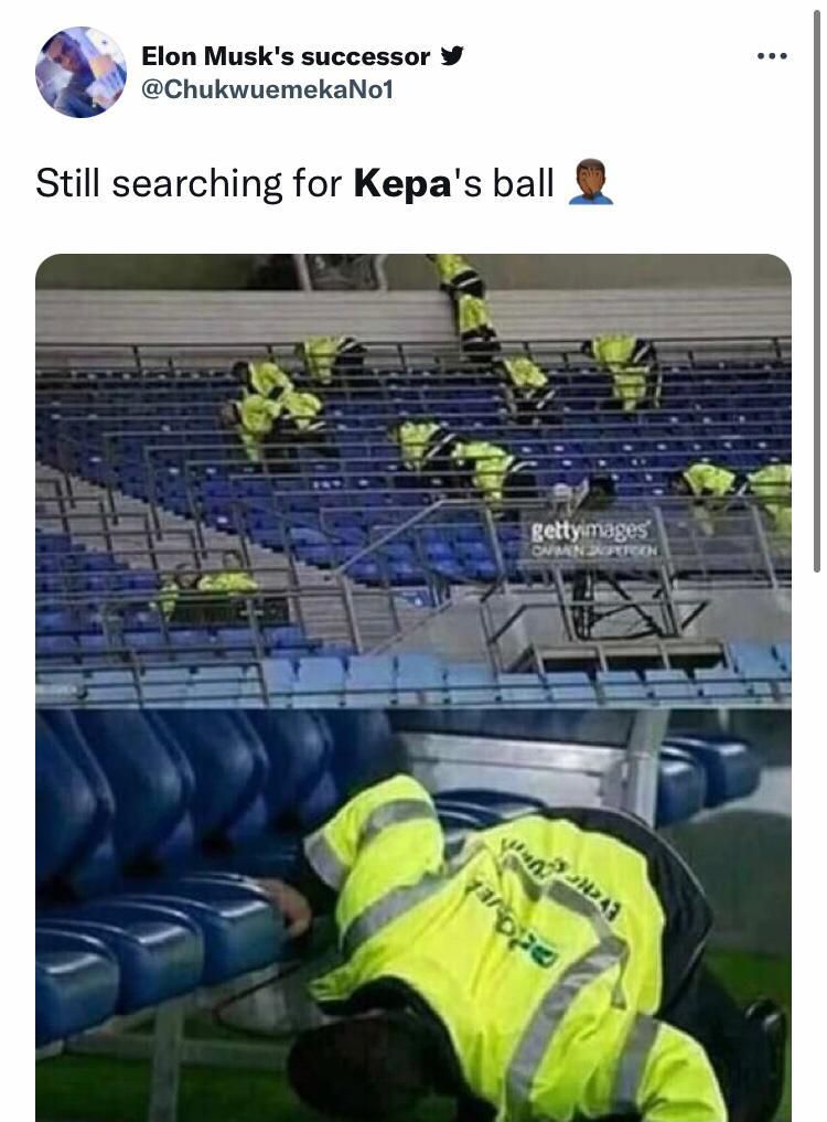 A Nigerian guy takes a really filthy dig at Kepa again