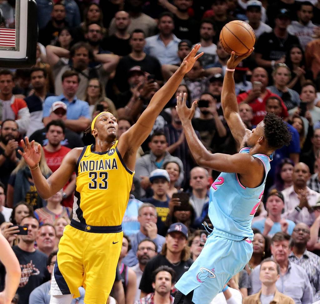Myles Turner in action for the Indiana Pacers