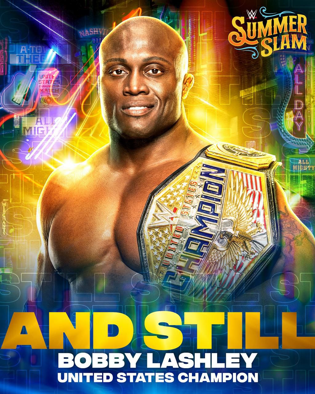 Bobby Lashley retained his United States title