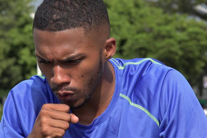 Man coughing(youtube)