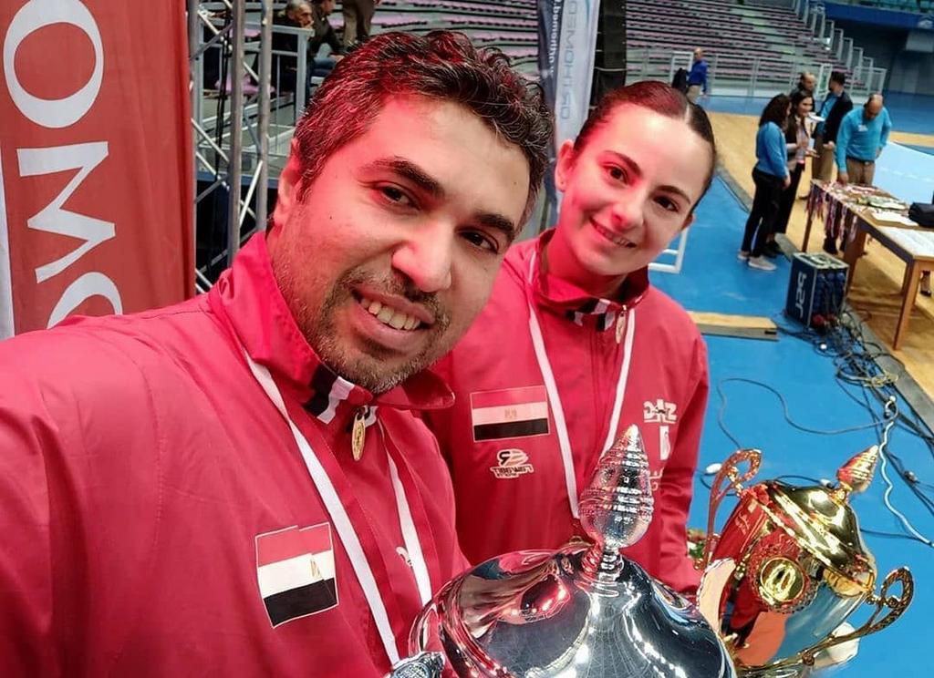 Ahmed Saleh and Dina Meshref (Instagram/Quadri Aruna)