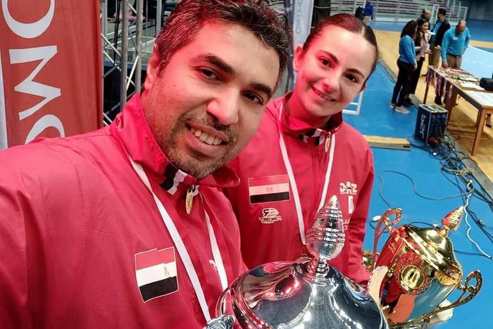 Ahmed Saleh and Dina Meshref (Instagram/Quadri Aruna)