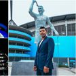 Sergio Aguero unveils new Manchester City statue