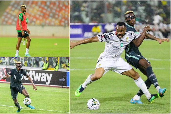 Victor Osimhen is ready for the 2nd leg between the Super Eagles of Nigeria and the Black Stars of Ghana