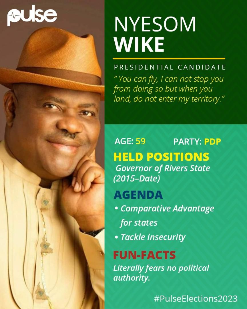 Governor of Rivers State, Nyesom Wike. (Pulse)