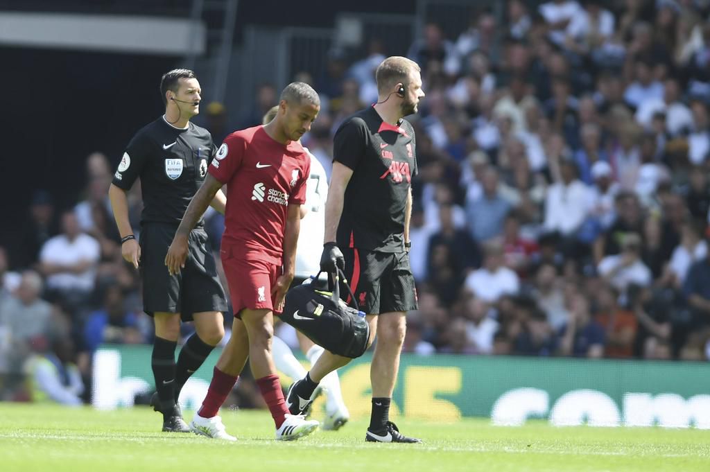 Thiago Alacantara came off injured in their 2-2 draw with Fulham on Saturday