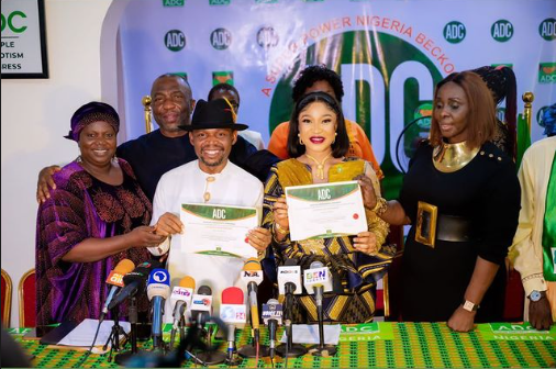 ADC officially unveils Tonto Dikeh as its Rivers Deputy Guber candidate