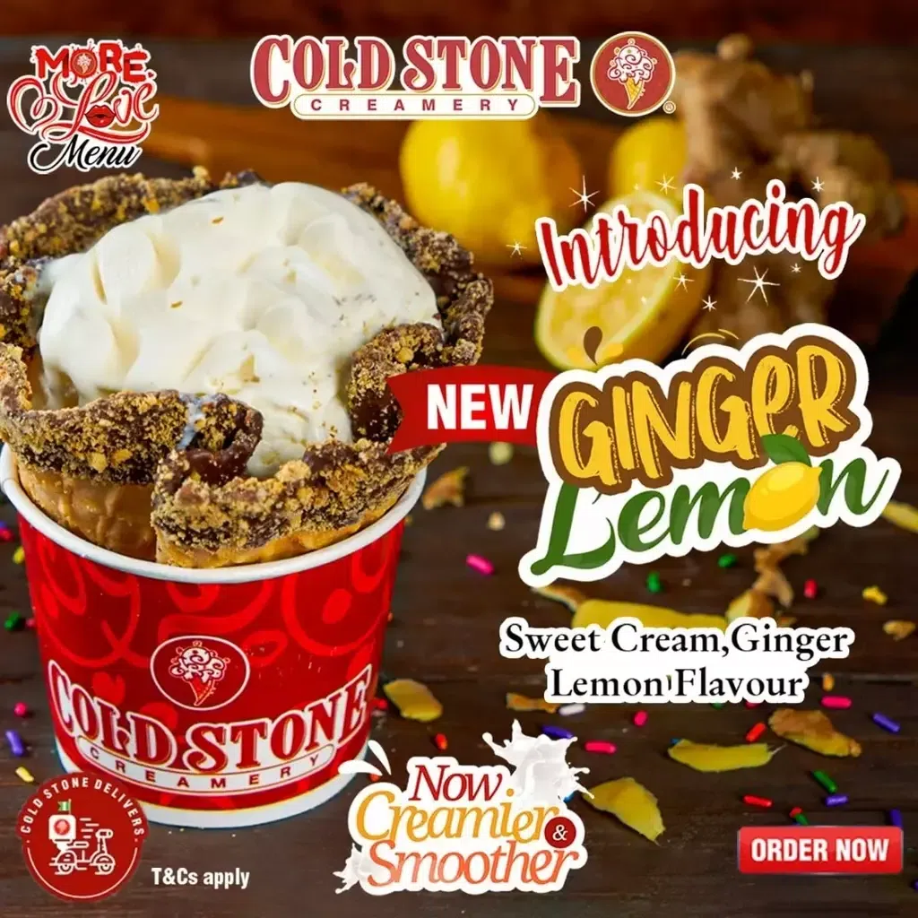 It’s Ginger outburst this August with Cold Stone Online Mega week sales!