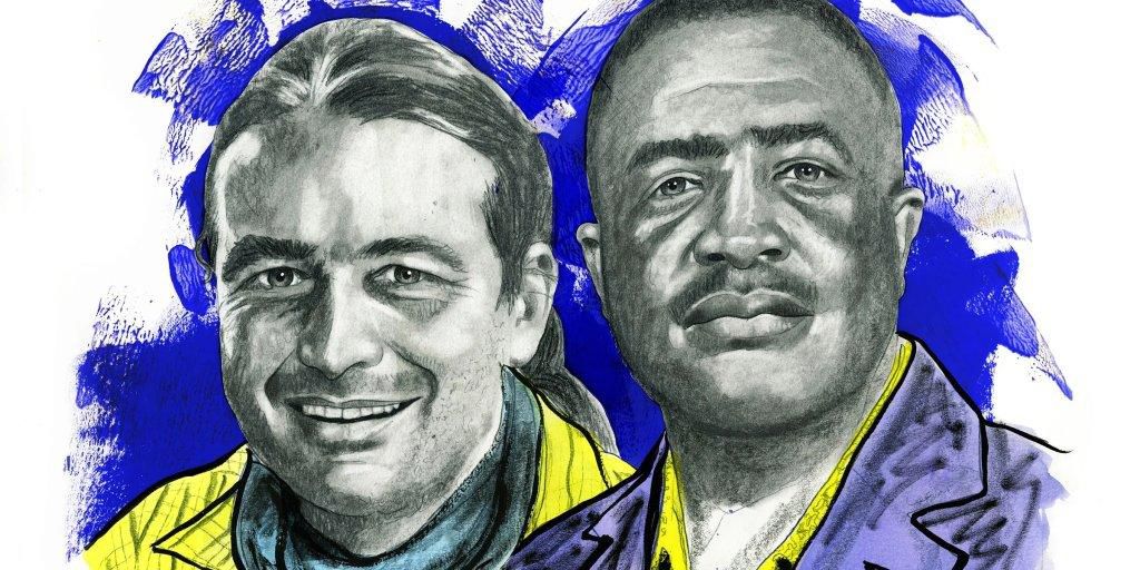 Dr Sikhulile Moyo and Professor Tulio de Oliveira