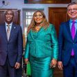 L-R: Chairman, Emerging Africa Group, Mrs Onikepo Akande; Lagos State Deputy Governor, Dr Obafemi Hamzat; Group Chief Executive Officer, Emerging African Group, Mrs Toyin Sanni and a non-executive director Mr Greg Beecroft.