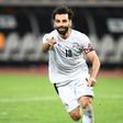 Mohamed Salah celebrates after scoring the winning penalty for Egypt against the Ivory Coast