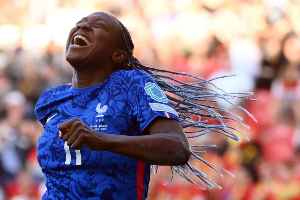 Match winner for France, Kadidiatou Diani.