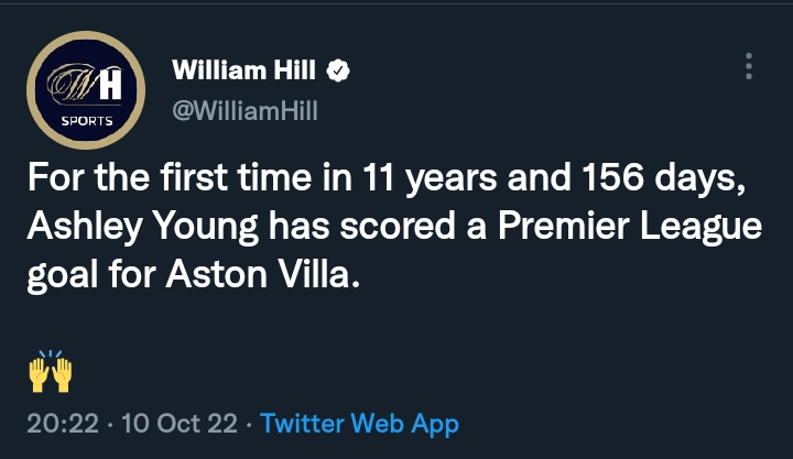 Some reactions to Ashley Young's wonder goal against Nottingham Forest.