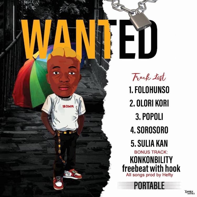 Portable - Wanted EP Album Art
