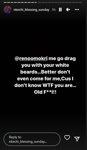 Nkechi Blessing slams Reno Omokri after he likened her to Bola Tinubu