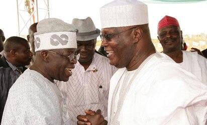 All Progressives Congress (APC) Leader, Bola Tinubu (L) and Former Vice-President of Nigeria, Atiku Abubakar (R).