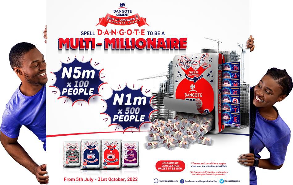 Dangote Cement rewards winners in Kano, Port Harcourt Benin and other cities