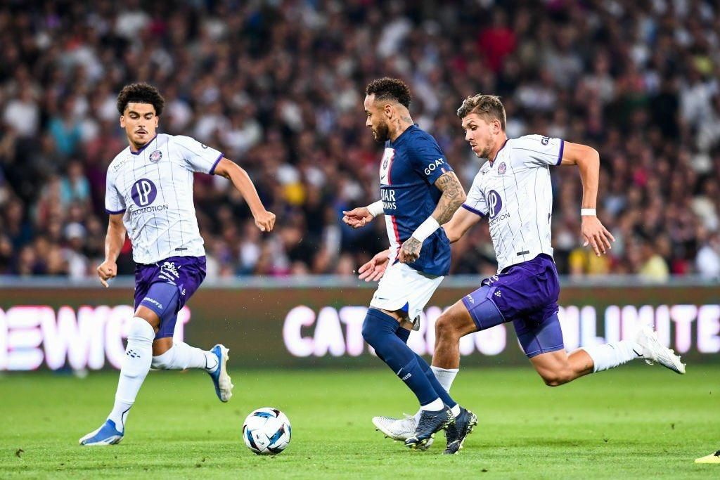 Neymar scored the opener for PSG against Touloouse