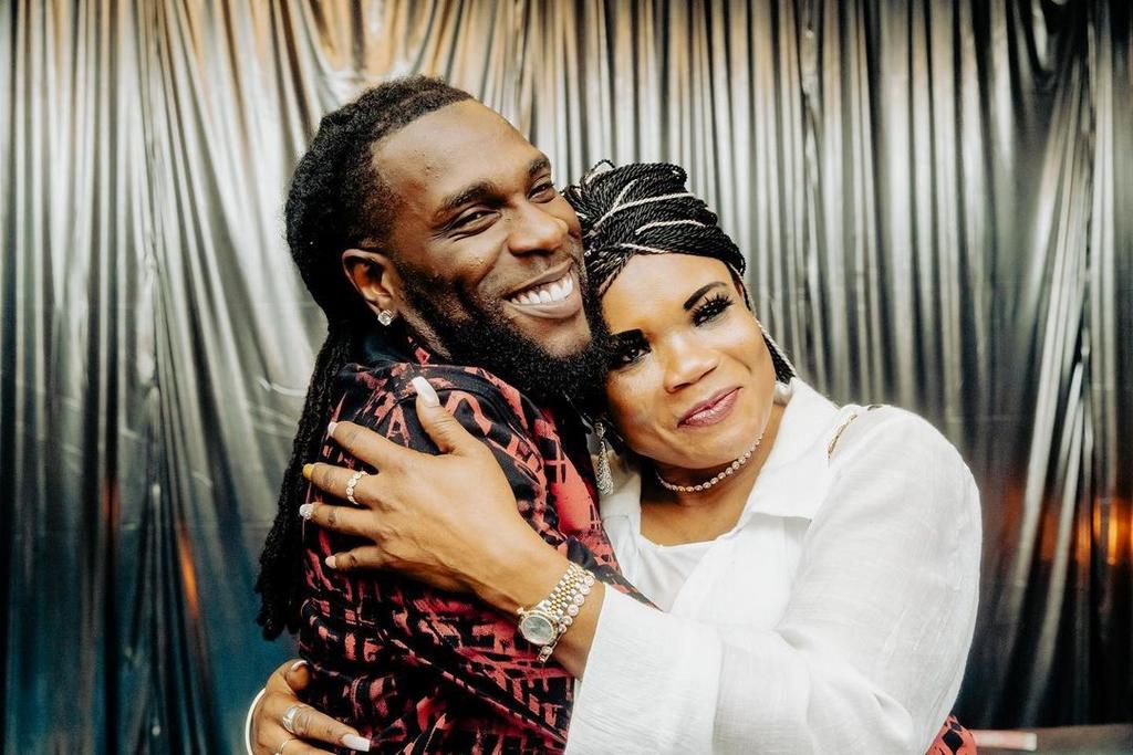 Giannis Antetokounmpo and family team up Burna Boy