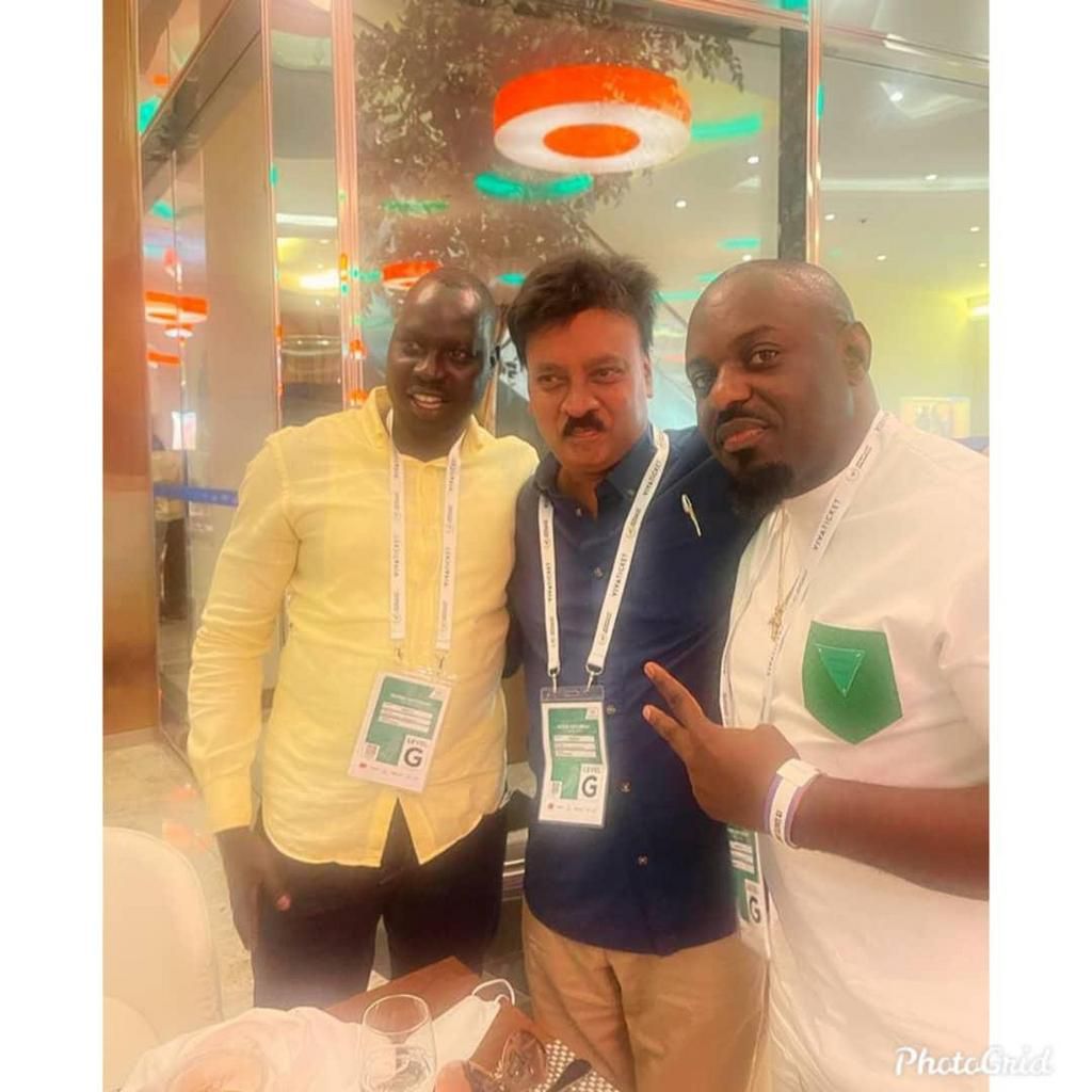 Dubai based South Sudan owned money transfer platform M. Gurush unveils Jim Iyke as their official ambassador and spokesman