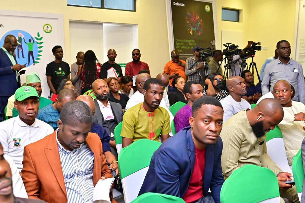 Stakeholders and pressmen at the launch of LIRS whistleblowing initiative on Friday, August 5, 2022, in Ikeja.