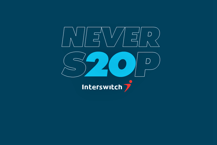 Never Stop Logo Blue