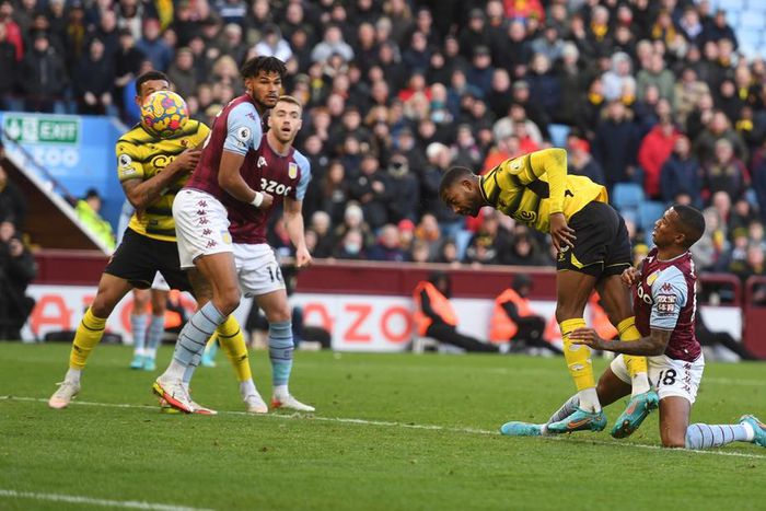 Emmanuel Dennis heads home his 8th of the season.