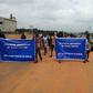 Nteje Community youths during peaceful demonstration