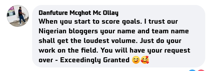 The ball is in your court, Awoniyi.