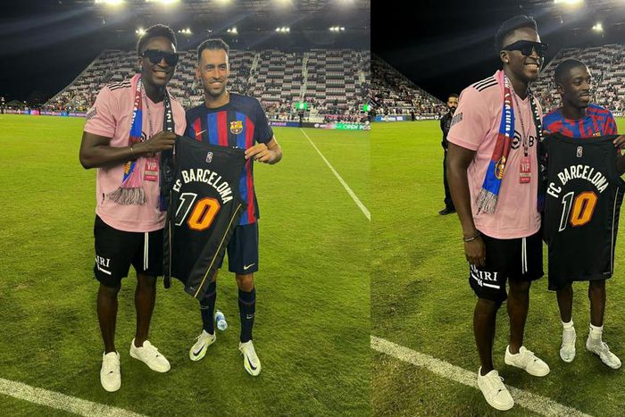 Victor Oladipo teams up with Barcelona stars in Miami [Photos]