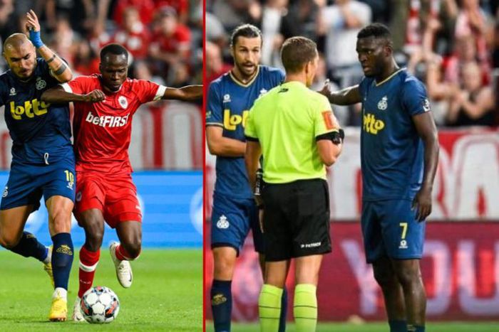 Alhassan Yusuf and Victor Boniface faceoff in the Belgian Super League