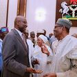 President Muhammadu Buhari with Secretary to Government of the Federation Mr Boss Mustapha