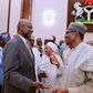 President Muhammadu Buhari with Secretary to Government of the Federation Mr Boss Mustapha