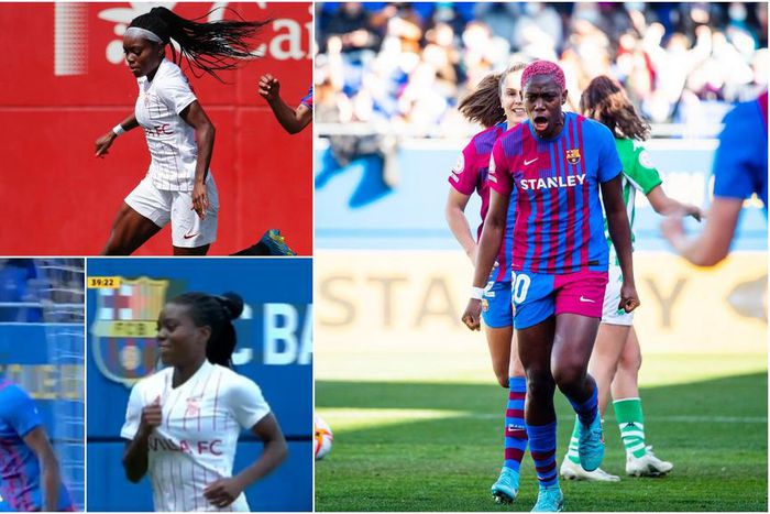 Asisat Oshoala and Toni Payne both score as Barcelona Femeni beat Sevilla 5-1