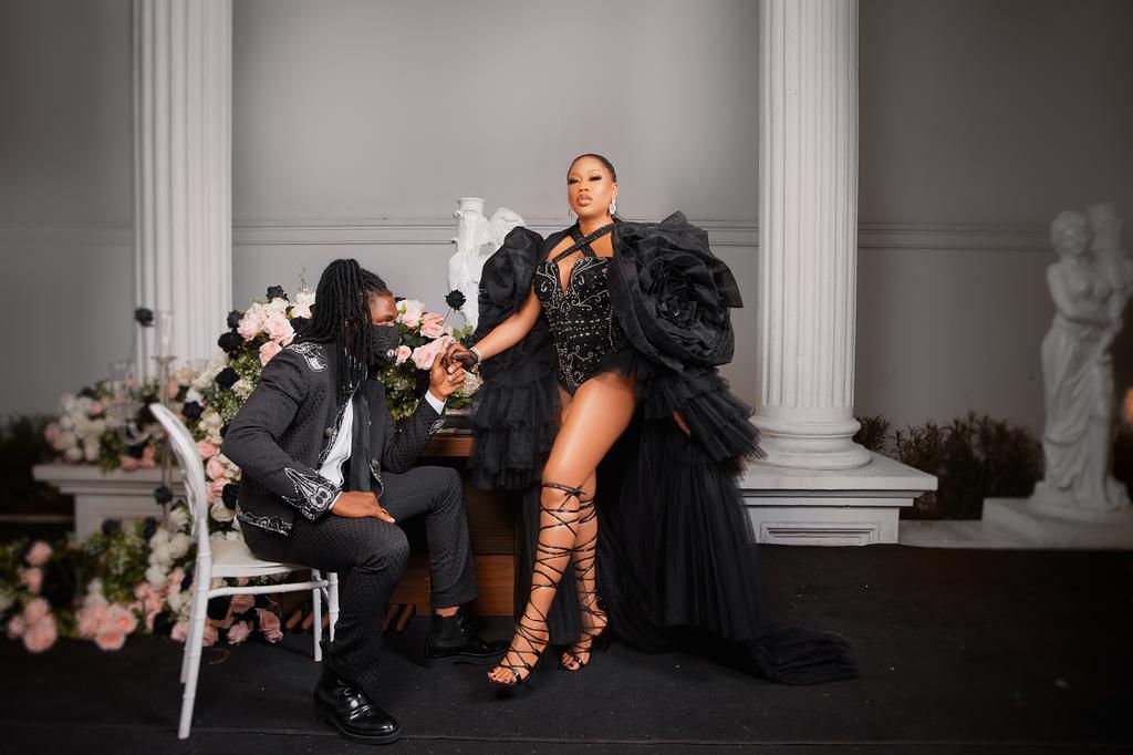 Toyin Lawani and her hubby Segun Wealth [MofeBamuyiwa]