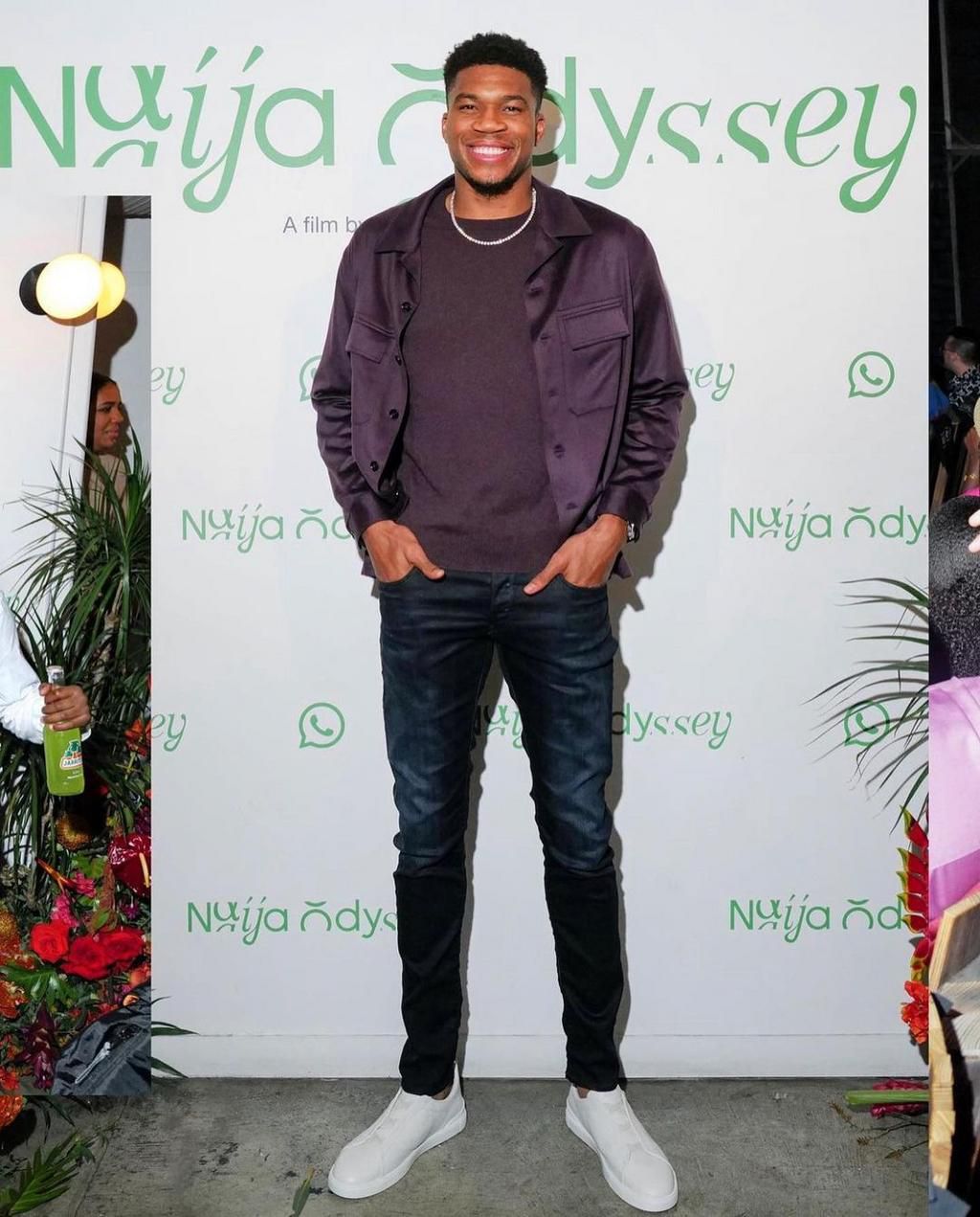 Giannis Antetokounmpo shows off Nigerian dance moves at Naija Odyssey premiere