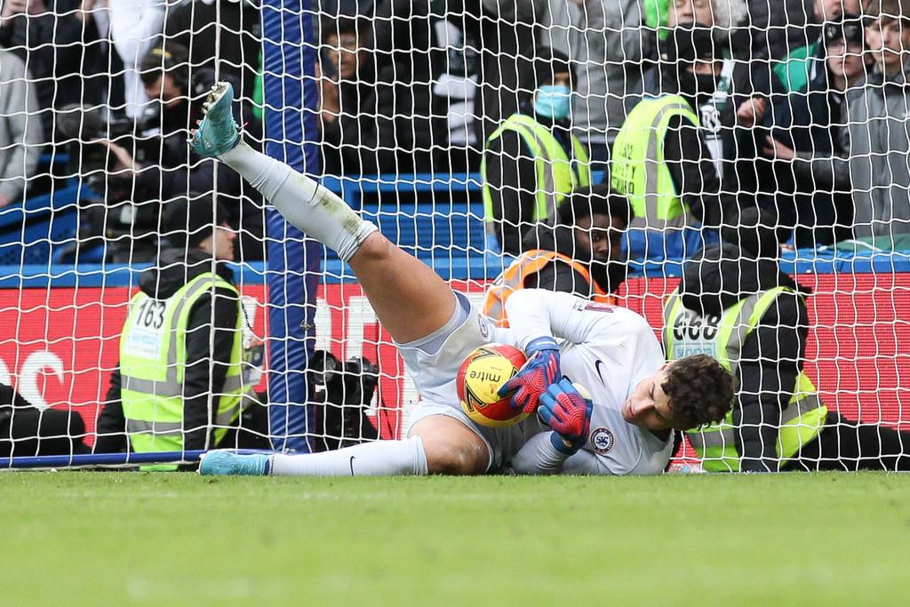 Kepa saved a late penalty against Plymouth in the FA Cup