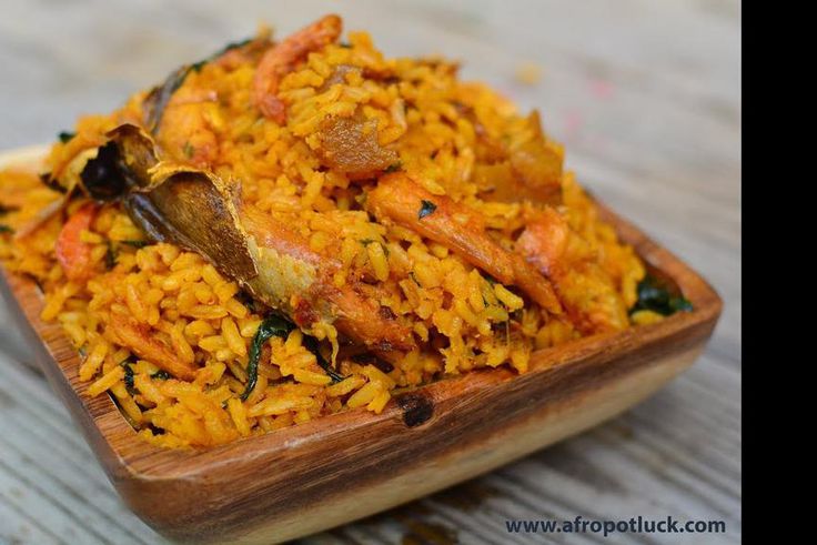 Palm oil Jollof rice