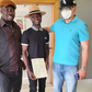 Obi Cubana presents Lagos hawker with scholarship letter, 100k monthly salary. [Instagram:Obi Cubana]
