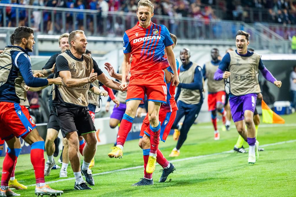 Viktoria Plzen avoided heartbreak at home.