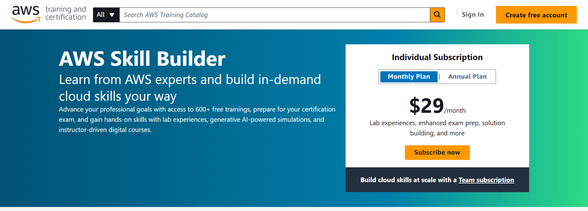 AWS Skill Builder