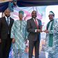 L-R: Head, Corporate & Other Collections, Abubakar Sanni; Deputy President, Lagos Chamber of Commerce and Industry(LCCI), Mr Gabriel Idahosa, FCA; Deputy Managing Director, United Bank for Africa, Muyiwa Akinyemi;  President, LCCI, Asiwaju (Dr) Michael...