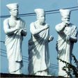 "Aro Meta" statue translates to "three chiefs" in the Yoruba language