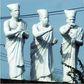 "Aro Meta" statue translates to "three chiefs" in the Yoruba language